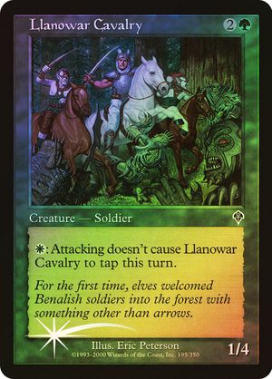 Llanowar Cavalry (Invasion - Foil)