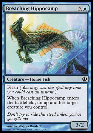 Breaching Hippocamp (Theros) Trading Card