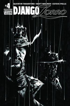 Django / Zorro #4 (25 Copy Lee B&amp;w Cover)