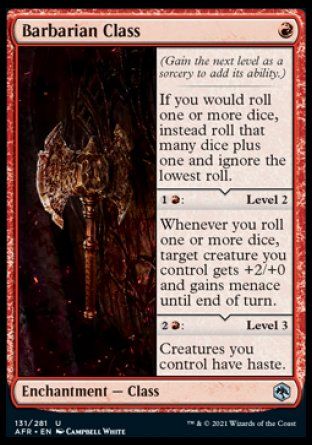 Barbarian Class (Dungeons & Dragons: Adventures in the Forgotten Realms) Trading Card