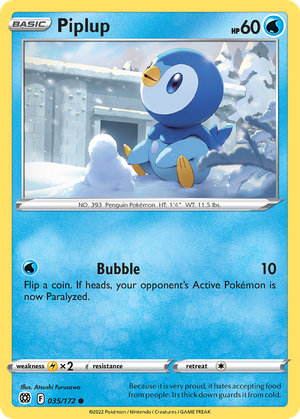 Piplup (35/172) - Brilliant Stars