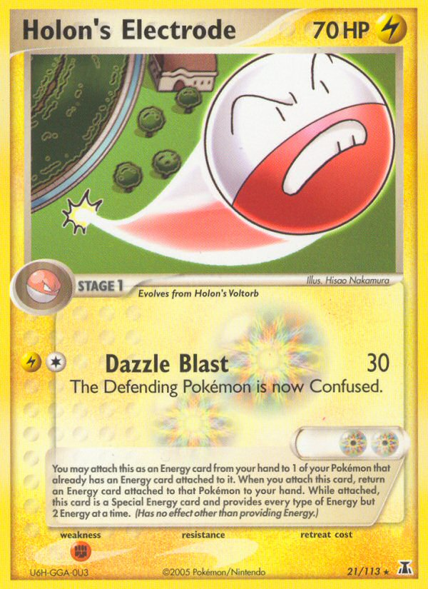 Holon's Electrode (21/113) - Delta Species Pokémon Card