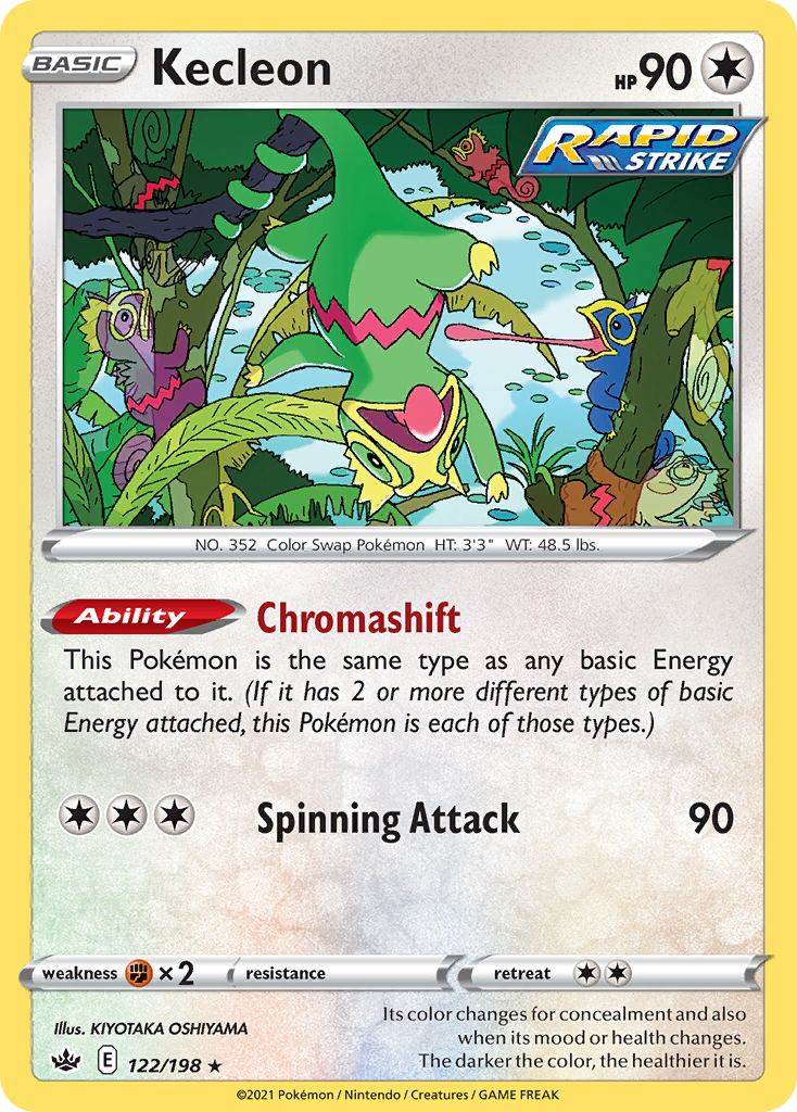 Kecleon (122/198) - Chilling Reign Pokémon Card