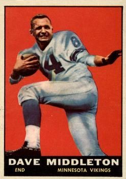 Dave Middleton 1961 Topps #81 Sports Card