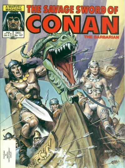 The Savage Sword of Conan #107 Comic