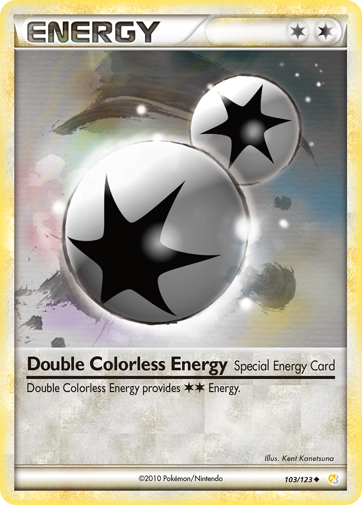 Double Colorless Energy (103/123) - HeartGold & SoulSilver Pokémon Card