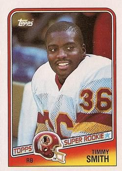 Timmy Smith 1988 Topps #11 Sports Card