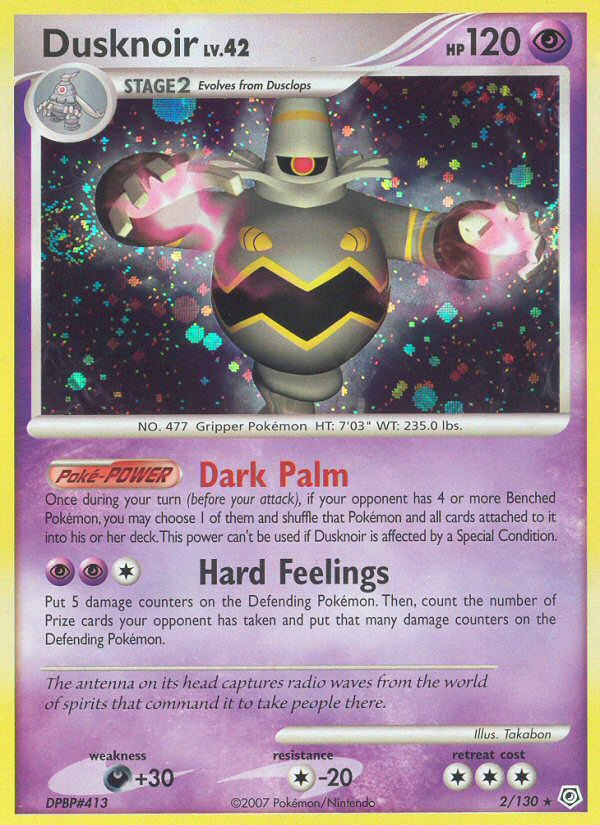 Dusknoir (2/130) - Diamond & Pearl Pokémon Card