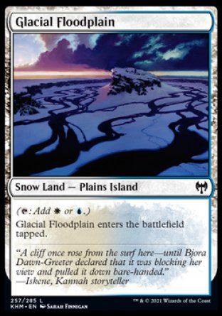 Glacial Floodplain (Kaldheim) Trading Card