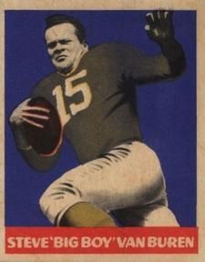Steve Van Buren 1949 Leaf #79 Sports Card