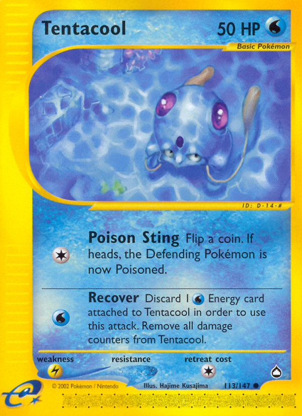 Tentacool (113/147) - Aquapolis Pokémon Card