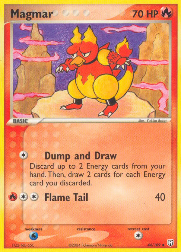 Magmar (44/109) - Team Rocket Returns Pokémon Card