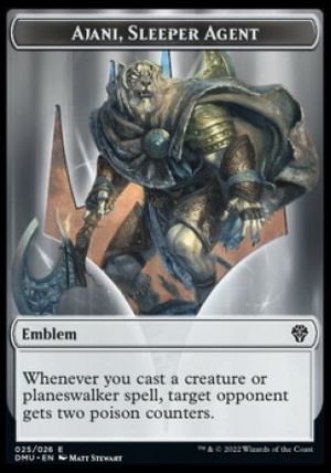 Emblem Ajani, Sleeper Agent (Dominaria United)