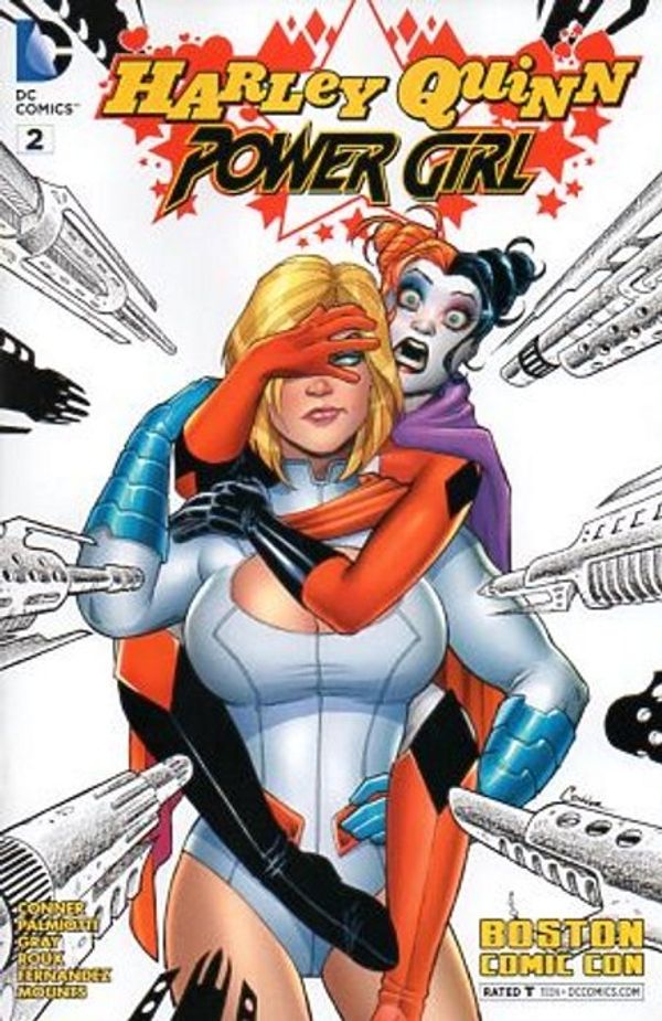 Harley Quinn & Power Girl #2 (Boston Comic-Con Variant Cover)