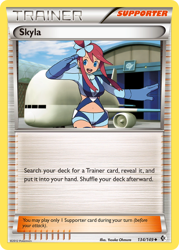 Skyla (Trainer: Supporter) (134/149) - Boundaries Crossed Pokémon Card