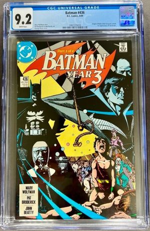 Collectibles Batman #436 • NM • 1st Appearance of Tim Drake • 1st Print •  DC TE7048344