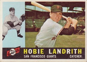 Hobie Landrith 1960 Topps #42 Sports Card