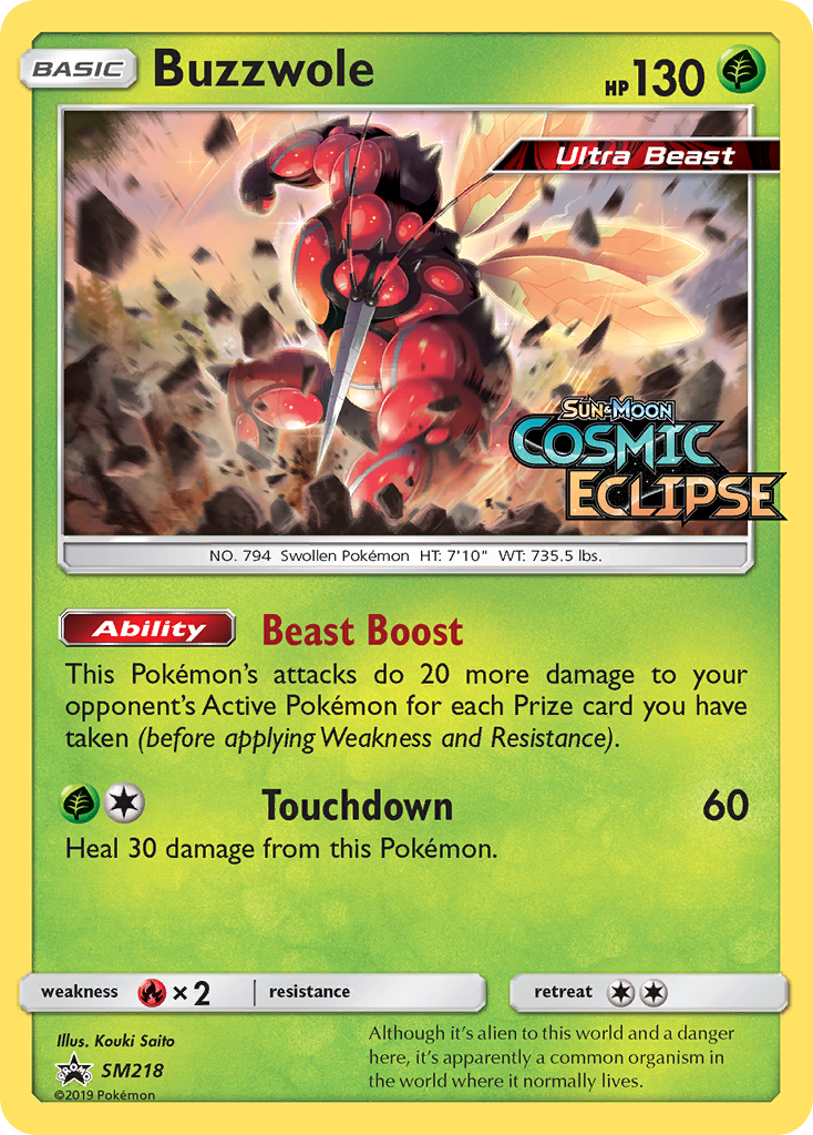 Buzzwole (SM218) - SM Black Star Promos Pokémon Card