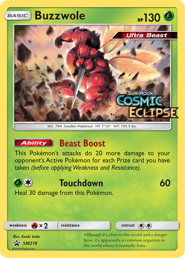 Buzzwole (SM218) - SM Black Star Promos