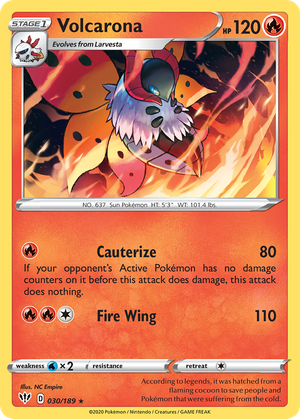 Volcarona (30/189) - Darkness Ablaze