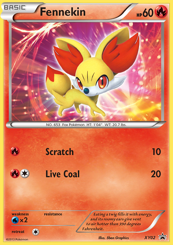 Braixen Pokémon Card