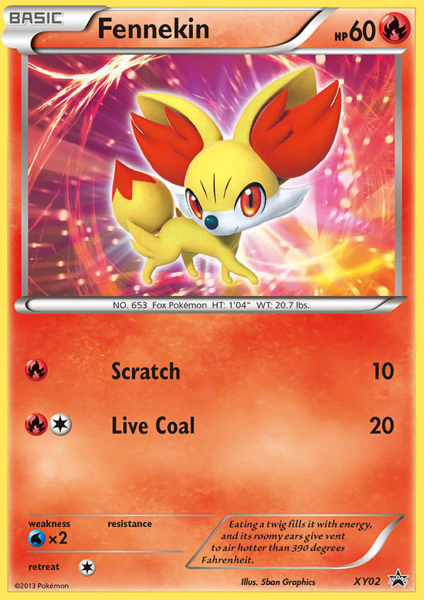 Fennekin (XY02) - XY Black Star Promos