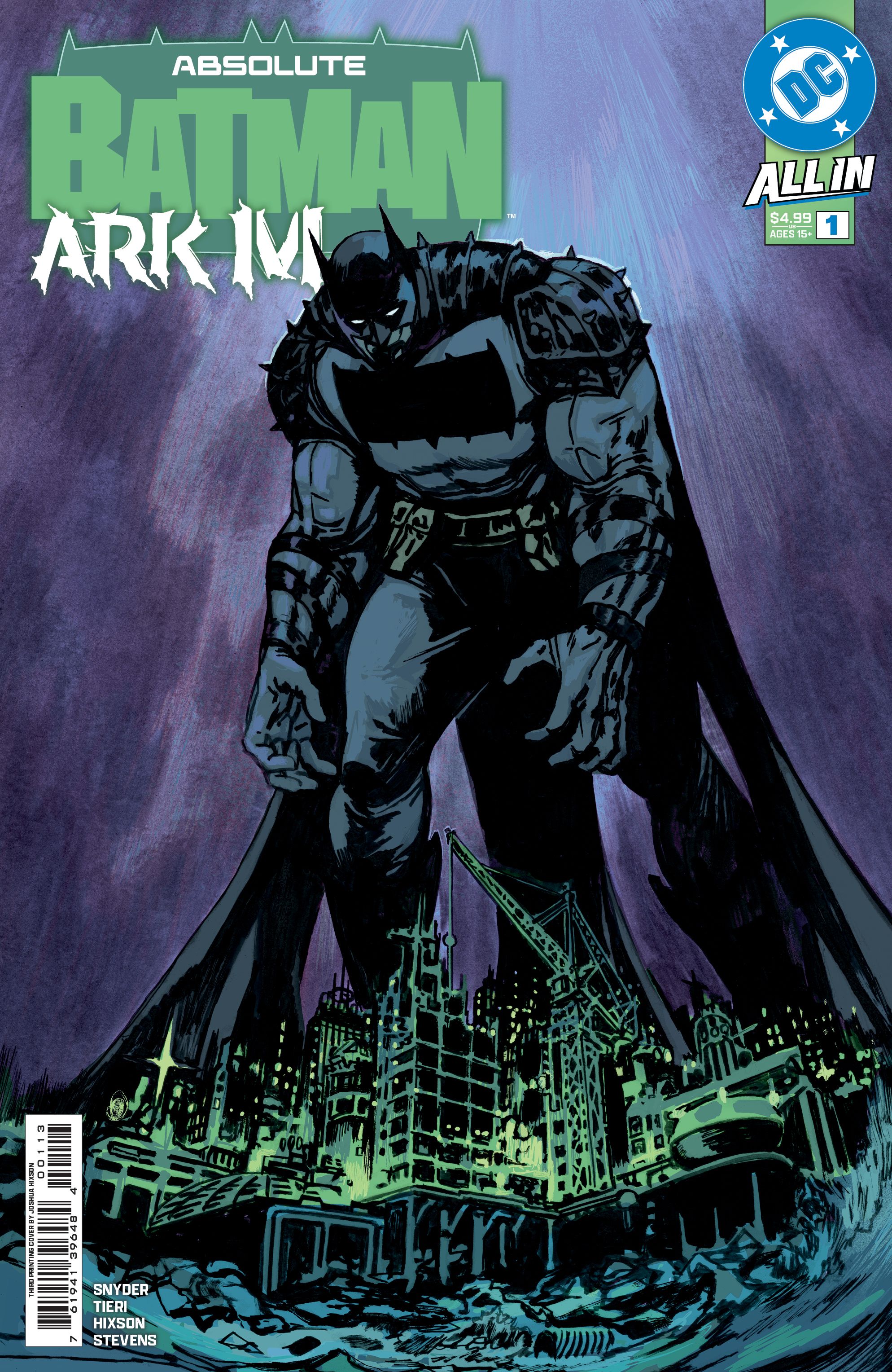 Absolute Batman Ark-M Special #1 (Third Printing Cvr A Joshua Hixson) Comic
