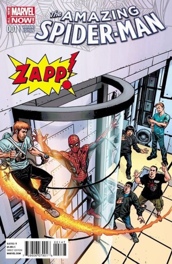 Amazing Spider-man #1 (Luke Ross Zapp Comics Exclusive Variant Cover)