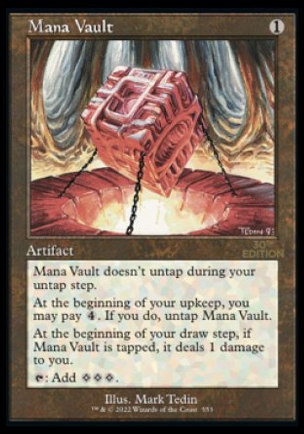 Mana Vault (Magic 30th Anniversary Edition - Old Frame)