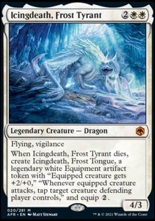 Icingdeath, Frost Tyrant (Dungeons & Dragons: Adventures in the Forgotten Realms) Trading Card