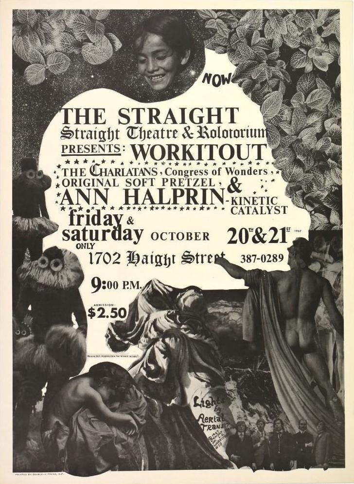 The Charlatans Straight Theater 1967 Concert Poster