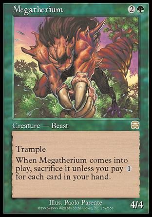 Megatherium (Mercadian Masques) Trading Card