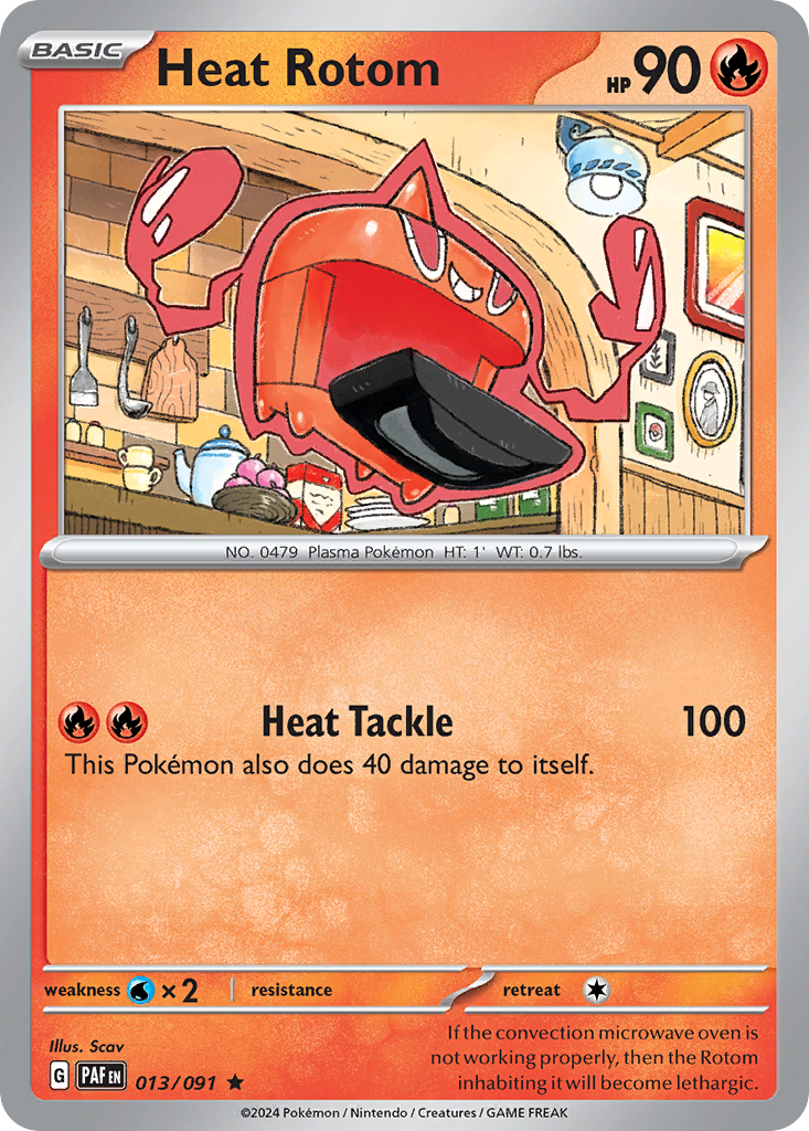 Heat Rotom (13/91) - Paldean Fates Pokémon Card