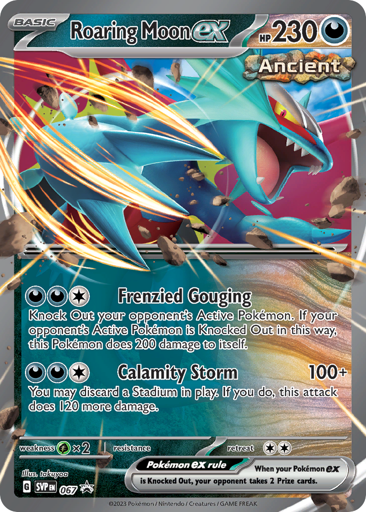 Roaring Moon Pokémon Card