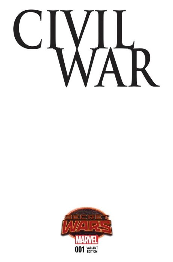 Civil War #1 (Blank Sketch Variant)