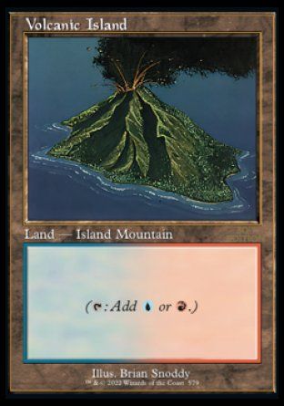 Volcanic Island (Magic 30th Anniversary Edition - Old Frame) Trading Card