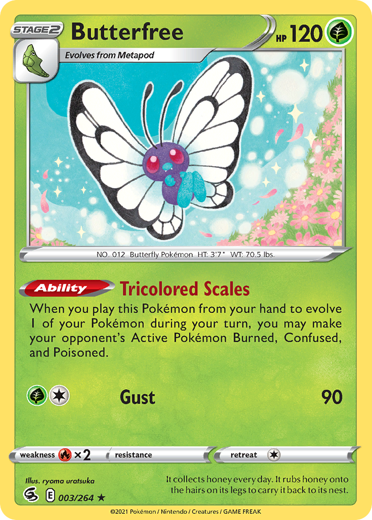 Butterfree (3/264) - Fusion Strike Pokémon Card