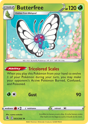 Butterfree (3/264) - Fusion Strike