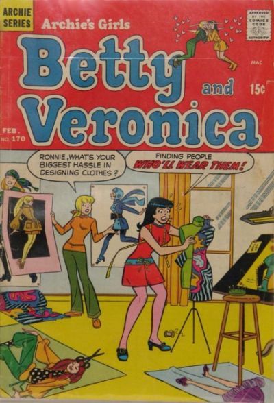 Archie's Girls Betty and Veronica #170 Comic