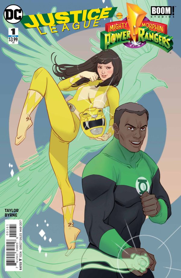 Justice League/Power Rangers #1 (Green Lantern Yellow Ranger Variant)