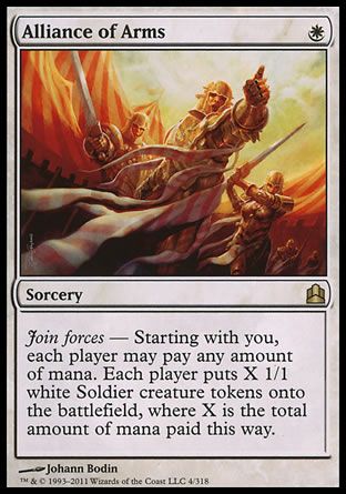 Alliance of Arms (MTG Commander) Trading Card