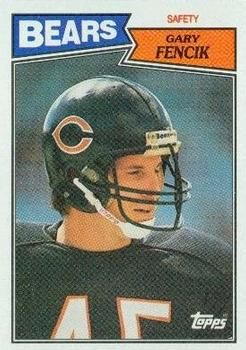 Gary Fencik 1987 Topps #62 Sports Card