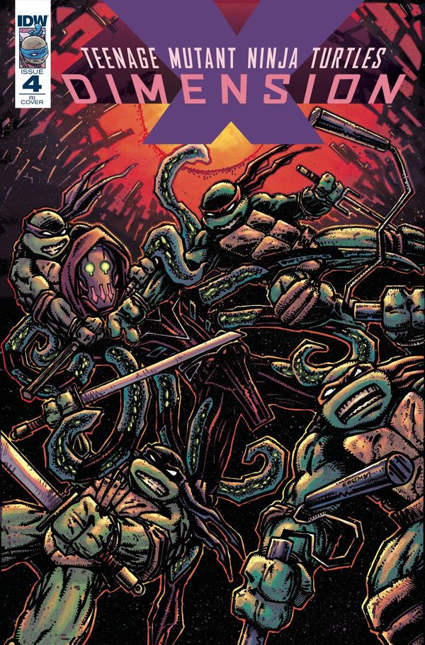 Teenage Mutant Ninja Turtles: Dimension X #4 (10 Copy Cover)