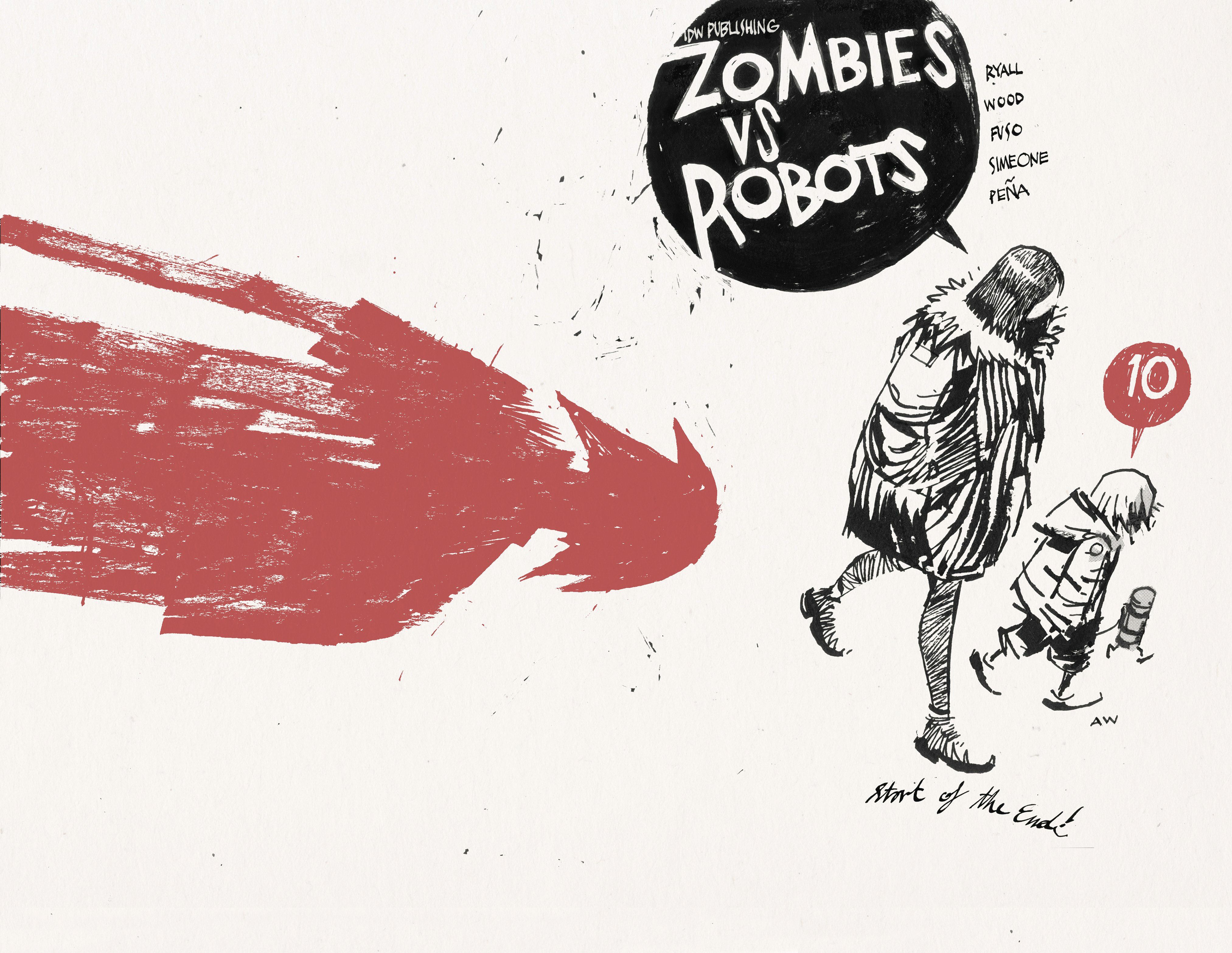 Zombies vs Robots #10 Comic