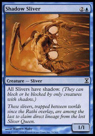 Shadow Sliver (Time Spiral) Trading Card