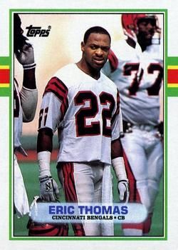 Eric Thomas 1989 Topps #37 Sports Card