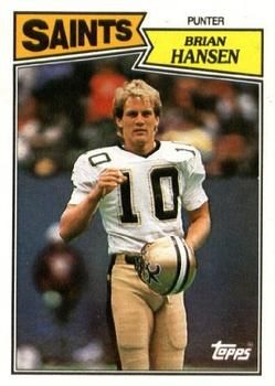 Brian Hansen 1987 Topps #278 Sports Card