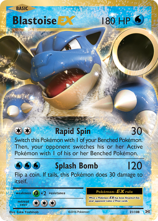 Blastoise EX (21/108) - Evolutions