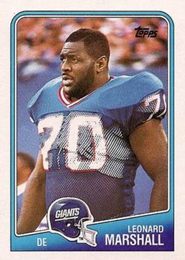 Leonard Marshall 1988 Topps #281