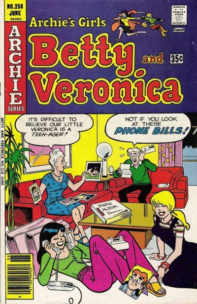 Archie's Girls Betty and Veronica #258 Comic